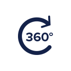 360 degrees icon